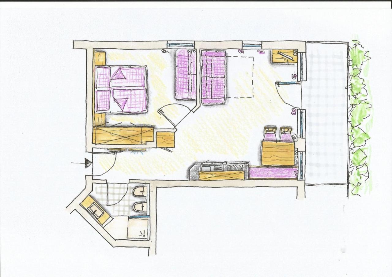 Residence Tantalus San Lorenzo di Sebato Luaran gambar