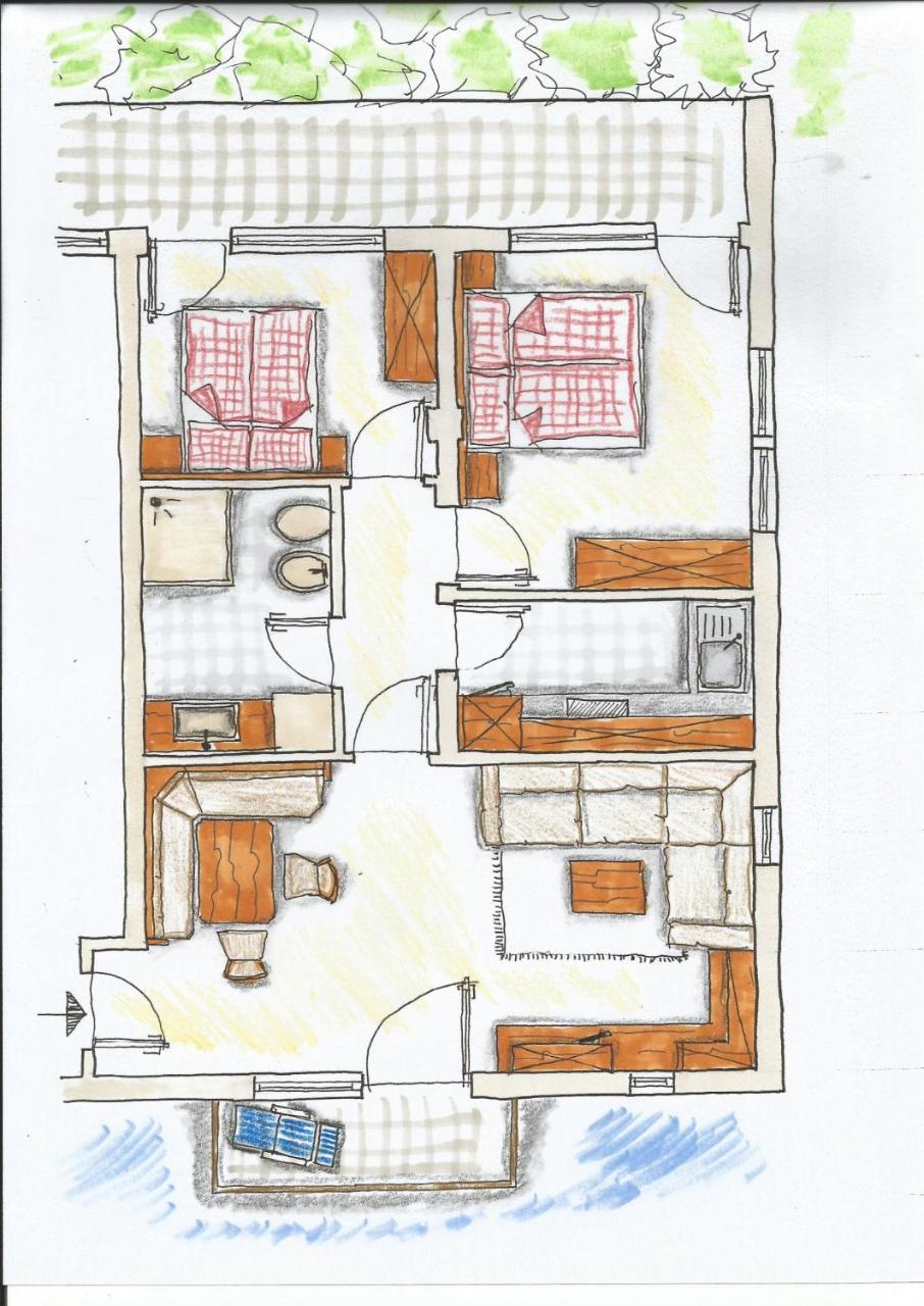 Residence Tantalus San Lorenzo di Sebato Luaran gambar